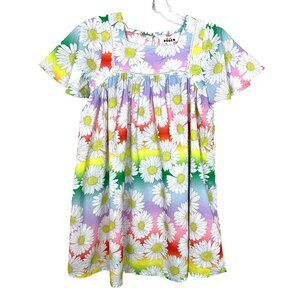 Mini Boden | Dresses | Mini Boden Girls 7 8 Y Dress Short Sleeve Daisy  Rainbow Colorful Hippie Summer | Poshmark
